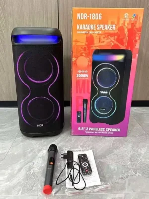 NDR-1806 karaoke zvučnik s wireless mikrofonom